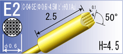 C-04-E2(4.5) C-04-SE(0.6)-4.5M sb`0.1Au